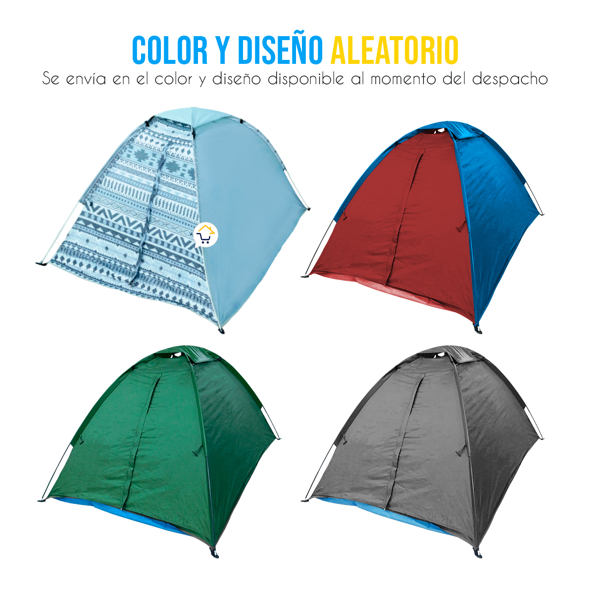 Carpa Camping Semi  2 Persona DC1397